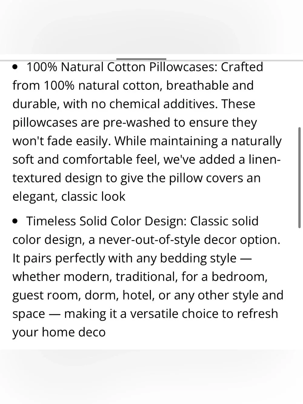 STANDARD Pillowcases with Buttons 100% Natural Cotton - DENIM BLUE (2-pack)
